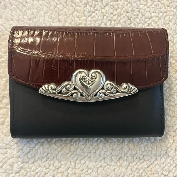 Brighton wallet Romantic Mini 86703 Black Leather no strap - Picture 2 of 10